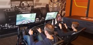 Formule 1 simulator van Sportvermaak